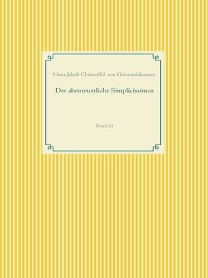 cover image of Der abenteuerliche Simplicissimus